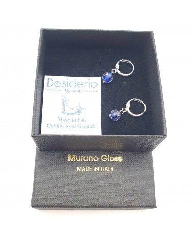 Boucles d'oreilles perle sommersa bijoux fantaisies made Italie bijoux Murano