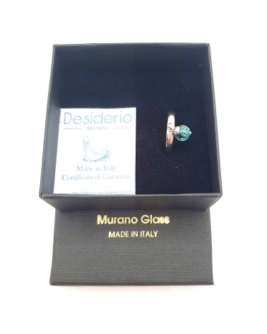 Bague Fedina sommersa en verre de Murano made in italy