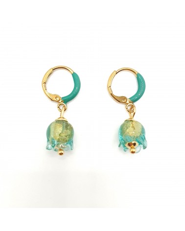 Boucles d'oreilles Campanelle bijoux fantaisies made Italie bijoux Murano