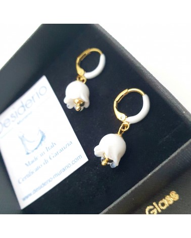 Boucles d'oreilles Campanelle bijoux fantaisies made Italie bijoux Murano