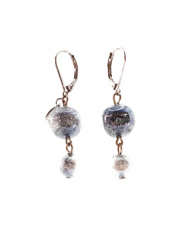 Boucles d'oreilles perle bijoux fantaisie verre de Murano
