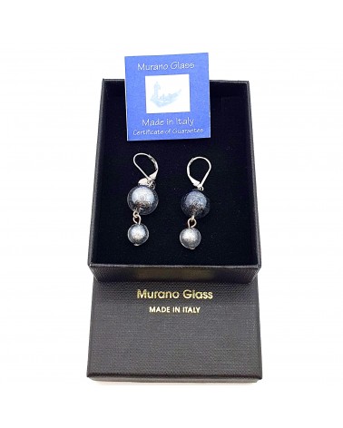Boucles d'oreilles perle bijoux fantaisie verre de Murano