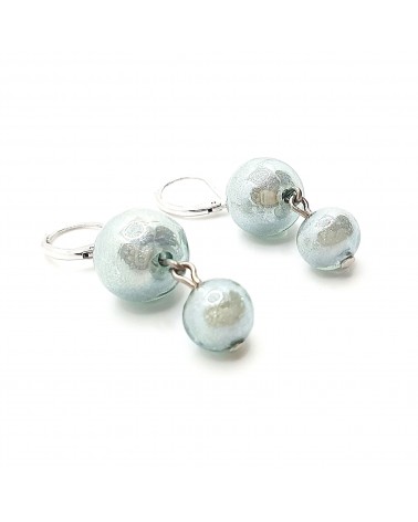 Boucles d'oreilles perle bijoux fantaisie verre de Murano
