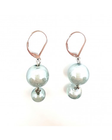 Boucles d'oreilles perle bijoux fantaisie verre de Murano