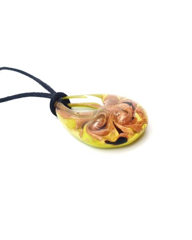 Pendentif Goutte Murano  bijoux fantaisie made in Italie