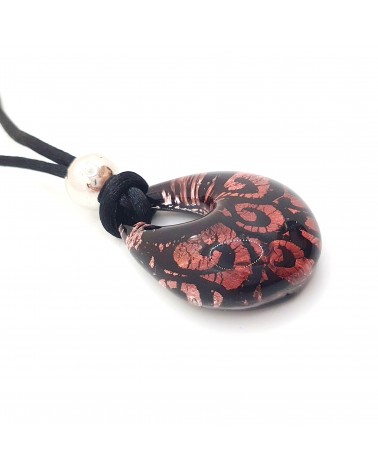 Pendentif Persia en verre de Murano bijoux fantaisie made in Italie