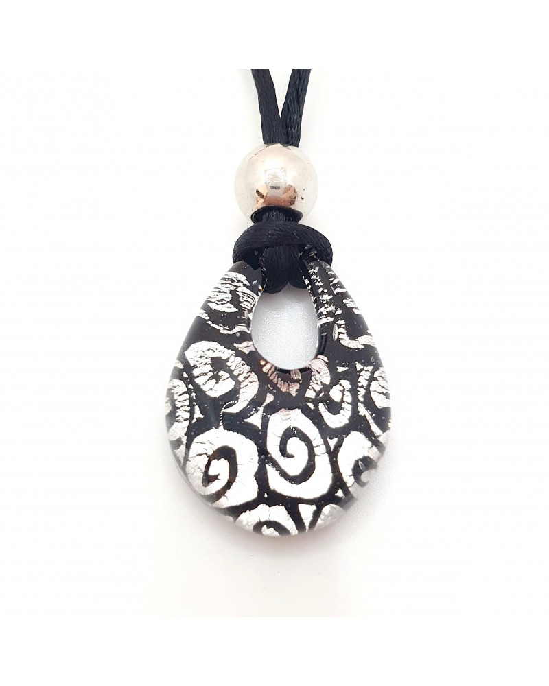 Pendentif Persia en verre de Murano bijoux fantaisie made in Italie