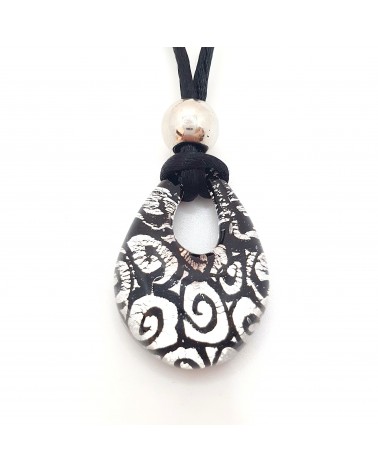 Pendentif Persia en verre de Murano bijoux fantaisie made in Italie