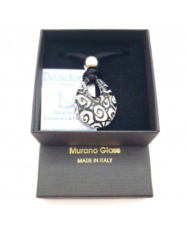 Pendentif Persia en verre de Murano bijoux fantaisie made in Italie