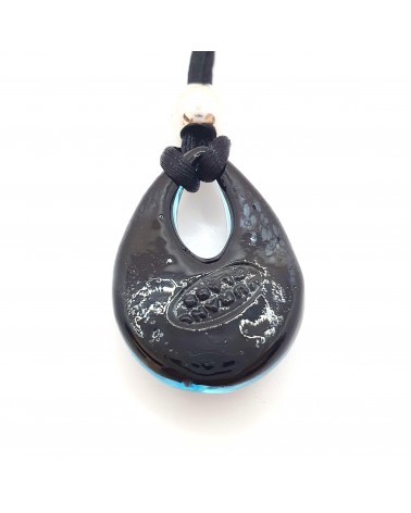 Pendentif Persia en verre de Murano bijoux fantaisie made in Italie