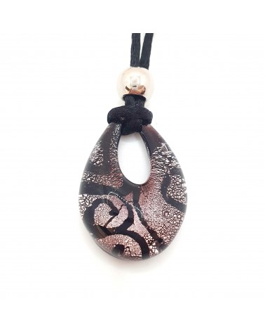 Pendentif Persia en verre de Murano bijoux fantaisie made in Italie