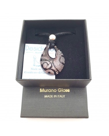 Pendentif Persia en verre de Murano bijoux fantaisie made in Italie