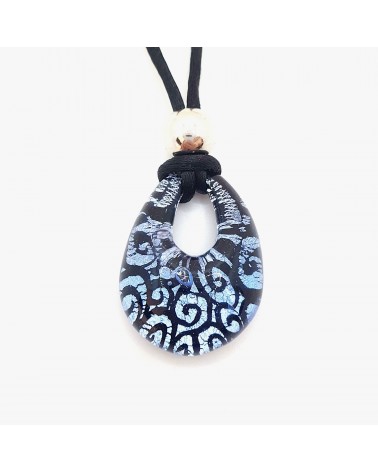 Pendentif Persia en verre de Murano bijoux fantaisie made in Italie
