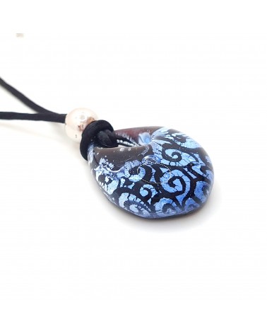 Pendentif Persia en verre de Murano bijoux fantaisie made in Italie