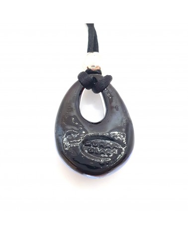 Pendentif Persia en verre de Murano bijoux fantaisie made in Italie