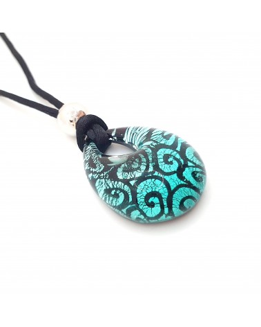 Pendentif Persia en verre de Murano bijoux fantaisie made in Italie