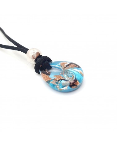 Petit pendentif goutte verre Murano bijoux made in Italie