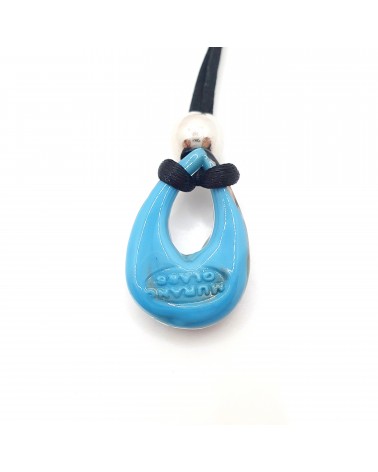 Petit pendentif goutte verre Murano bijoux made in Italie