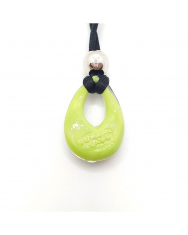 Petit pendentif goutte verre Murano bijoux made in Italie