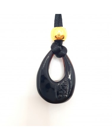 Petit pendentif goutte verre Murano bijoux made in Italie