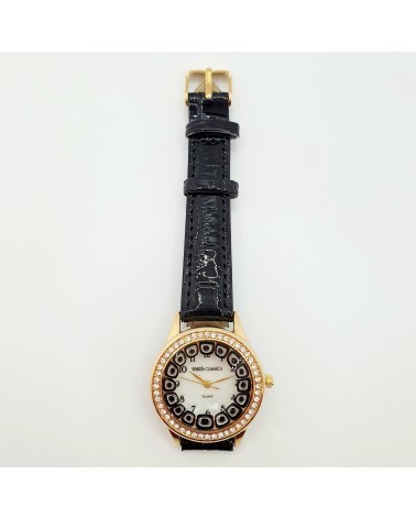 Montre avec murrine bijoux fantaisie fait à la main made in Italy