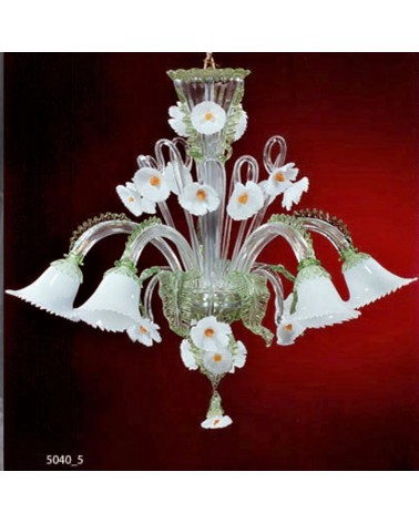 Lustre classique en Cristal de Murano fait à la main