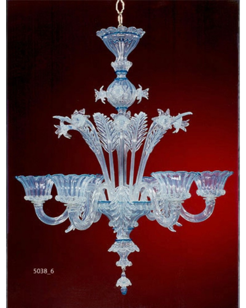 Lustre classique en Cristal de Murano