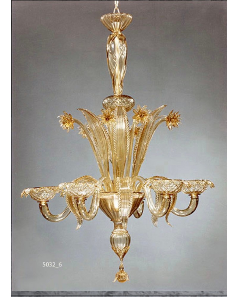 Lustre classique en Cristal de Murano made in Italy