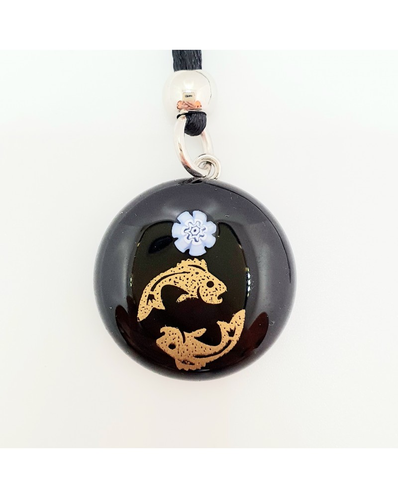 Petit pendentif signe du zodiaque  verre de Murano made in italy