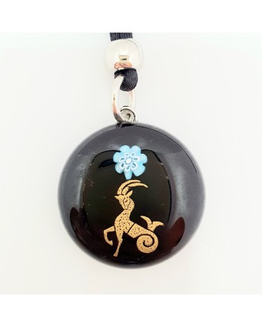Petit pendentif signe du zodiaque  verre de Murano made in italy
