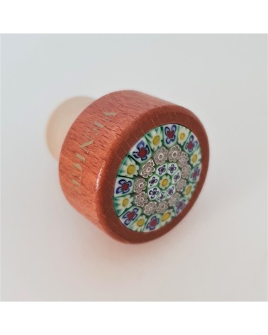 Bouchon murrine millefiori multicolore objets italien