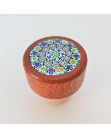 Bouchon murrine millefiori multicolore objets italien