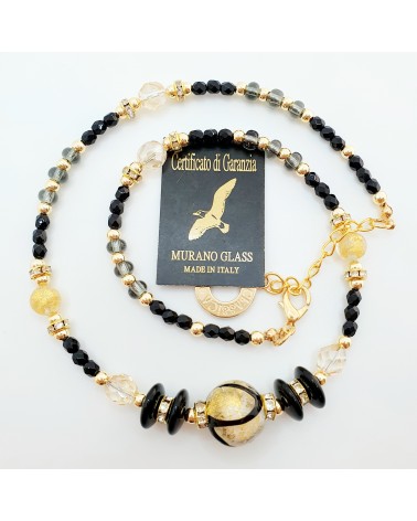 collier Aida en verre de Murano bijoux fantaisies made in Italy