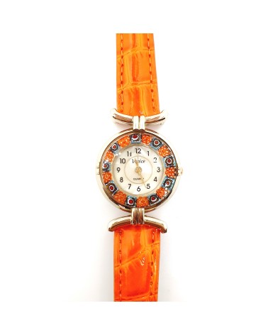 Montre  avec murrine bijoux fantaisies artisans italiens