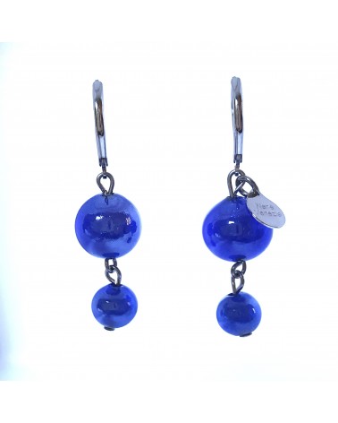 Boucles d'oreilles perle bijoux fantaisie verre de Murano