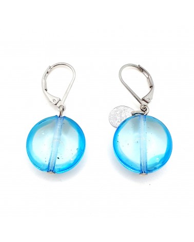 boucles d'oreilles Summer en verre de Murano  artisans italiens fait à la main