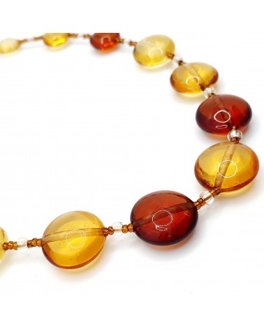 Collier Summer en verre de Murano  artisans italiens fait à la main