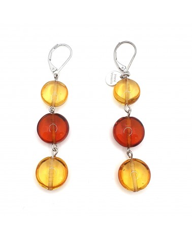 boucles d'oreilles Summer en verre de Murano  artisans italiens fait à la main