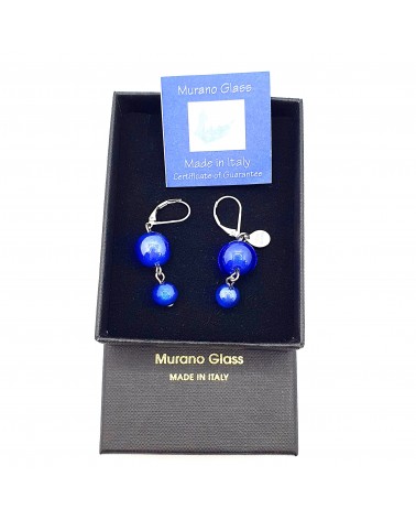 Boucles d'oreilles perle bijoux fantaisie verre de Murano