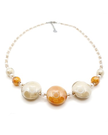 Collier en verre de Murano  artisans italiens fait à la main