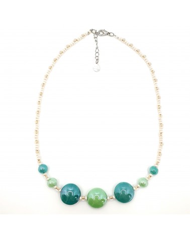 Collier en verre de Murano  artisans italiens fait à la main