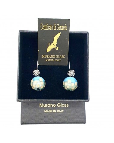 Boucles d'oreilles Africa en verre de Murano bijoux fantaisies créateurs italiens