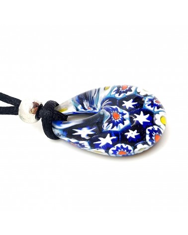 Petit pendentif goutte en verre de Murano bijoux fantaisies créateurs italiens