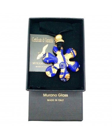 Pendentif fleur en verre de Murano bijoux fantaisies bijoux Murano