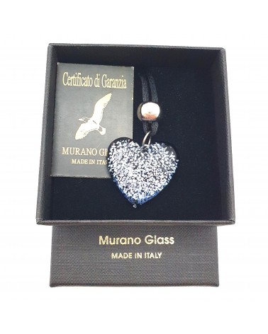 Pendentif cœur en verre de Murano bijoux fantaisie bijoux Murano