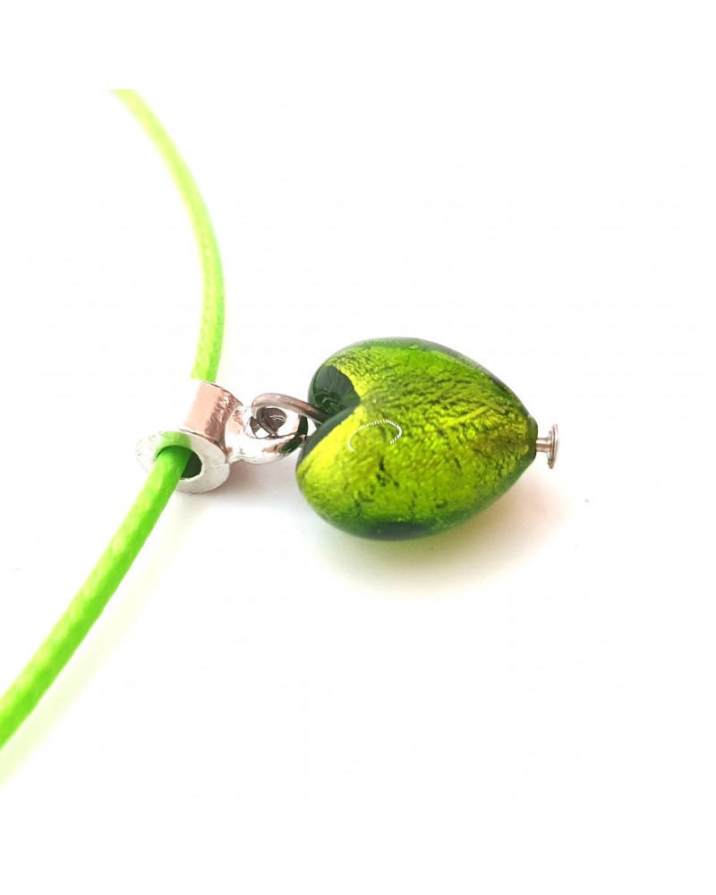 Pendentif cœur-murrine-en verre de Murano pour femme - Made in Italy