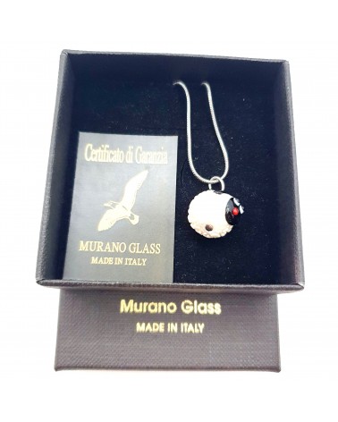 Pendentif en verre de Murano made in Italie