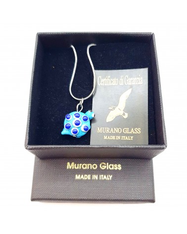 Pendentif en verre de Murano made in Italie