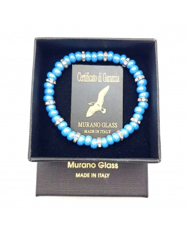 Bracelet light en verre de Murano made in Italie