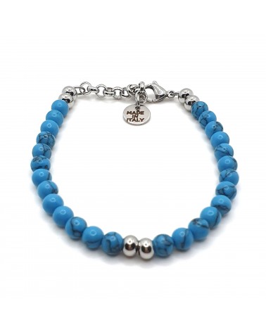 Bracelet Pierres Naturelles Turquoise bijoux fantaisies